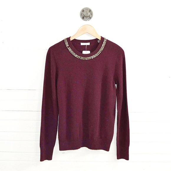 Equipment Sweaters - Equipment Embellished Sweater #126-018